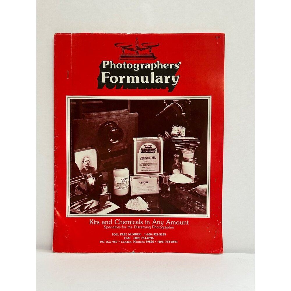 Vintage Photographers' Formulary Catalog Kits & Chemicals for Photography Camera - Picture 1 of 9